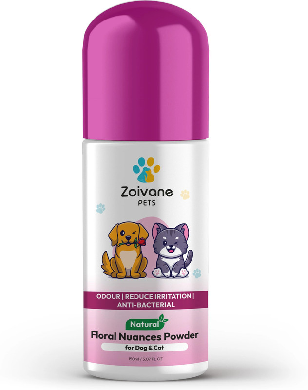 Zoivane Zoivane Dog & Cat Deodorant Powder 150 ml Pet Coat Cleanser(Suitable For Dog, Cat, Squirrel, Monkey, Rabbit)