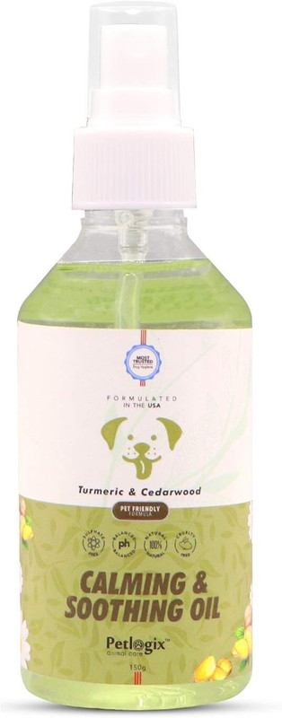 Petlogix Natural Relaxing & Healing Oil for Dogs and Cats, For Calming and Comfort 150 ml Pet Coat Cleanser(Suitable For Dog, Cat)