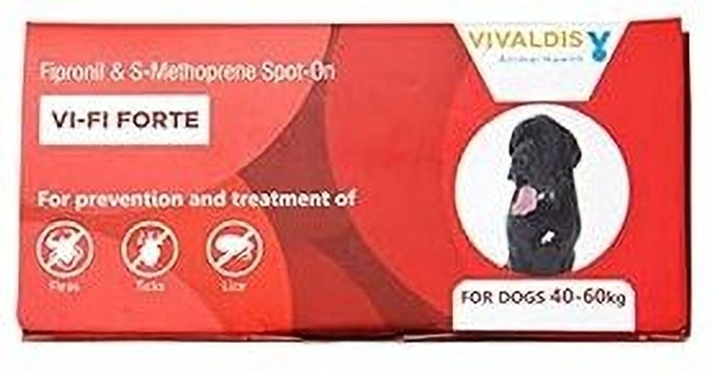 VIVALDIS VIFI Forte Spot on for Cats ticks and flea remover, Chewing lice infestation 0.5 ml Pet Coat Cleanser(Suitable For Cat)