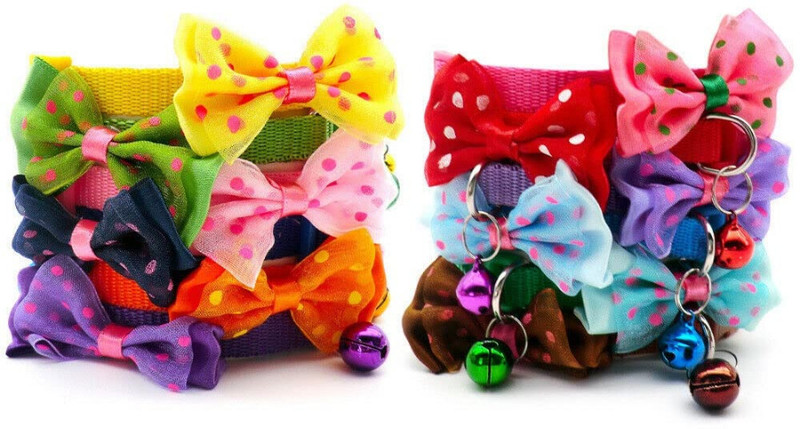 DogTrust 4 pcs bone print _01 Bell Dog & Cat Collar Charm(Multicolor, Other)