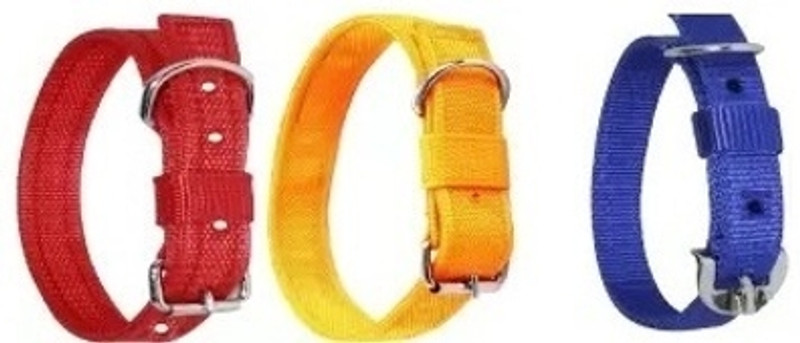 DogCollar Best Dog Collars Embellished Dog & Cat Collar Charm(Yellow, Red, ROYAL BLUE, Round)