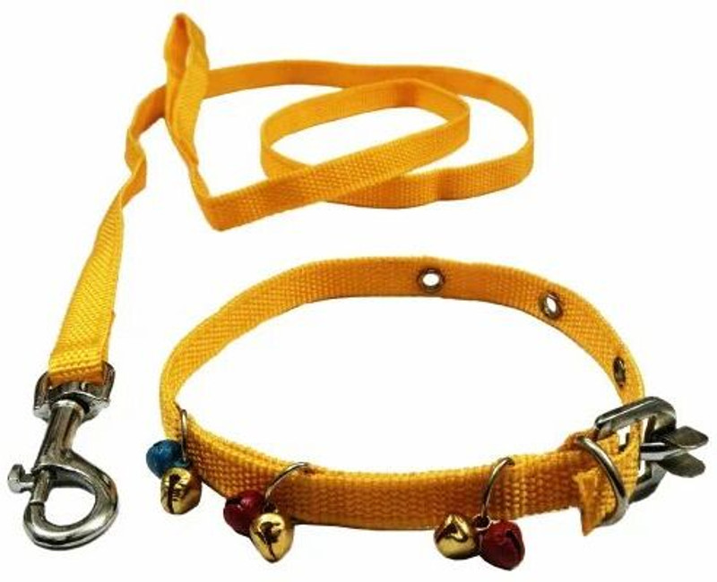 MUDDI ENTERPRISES Bell Dog Collar Charm(Yellow, Ball)