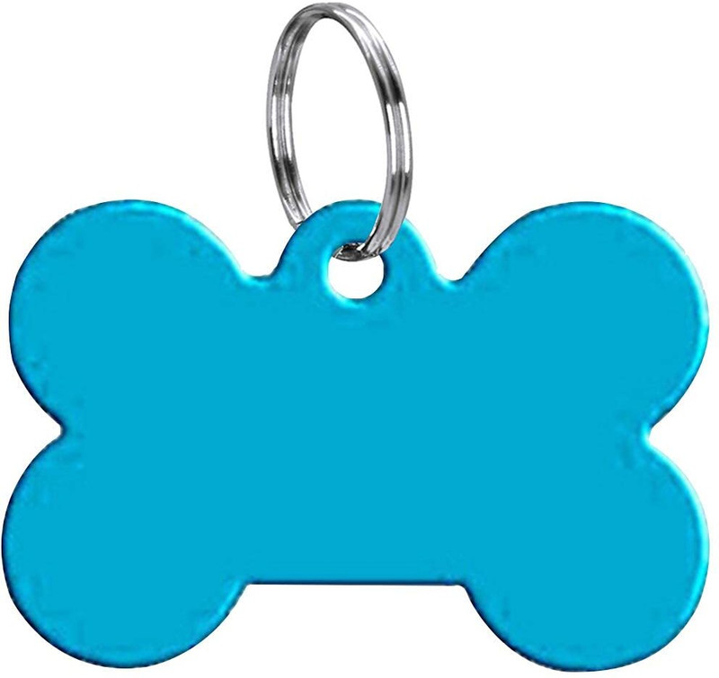DCM PET MART Dog Name Collar Mini Frame Tag/Pendant Plain Dog Collar Charm(Multicolor, Bone)