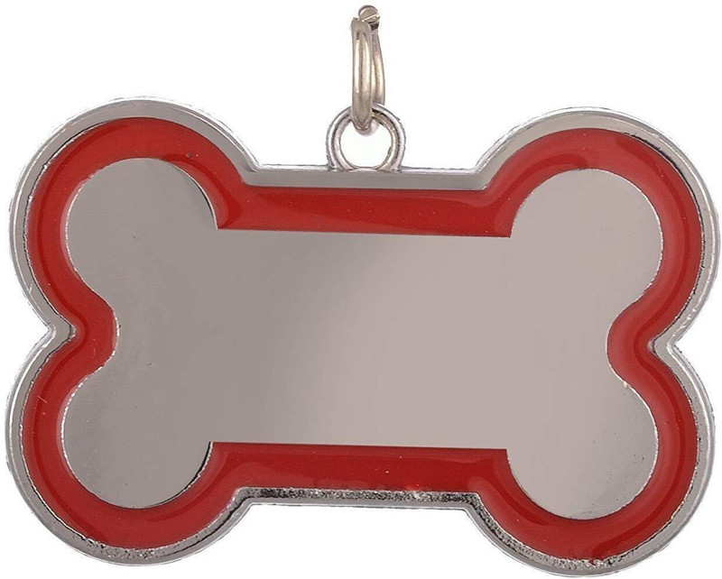 Petstorez Plain Dog Collar Charm(Red, Greay, Bone)
