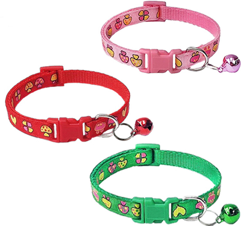 Litvibes Dog & Cat Break Away Collar(Small, Multicolor)
