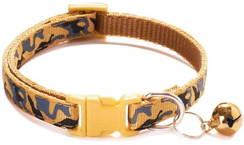 Litvibes Cat Break Away Collar(Small, Light Brown)