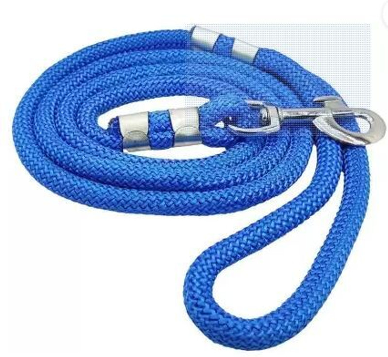 NAYANAR Dog & Cat Leash(Large, 12mm Blue 152cm)