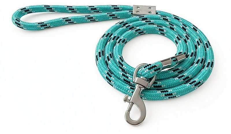 pethubmart Premium Dog Belts 10mm – Teal Colour Nylon (For Dogs Under 30 kg) 150 cm Dog & Cat Cord Leash(Multicolor)