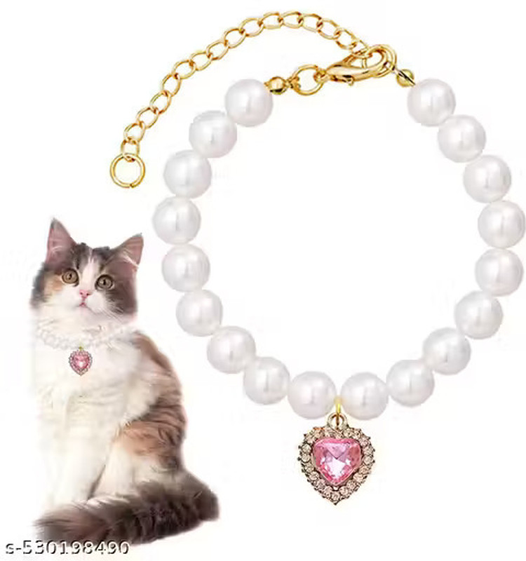 BODY BUILDING Cat Everyday Collar(Medium, Pink)