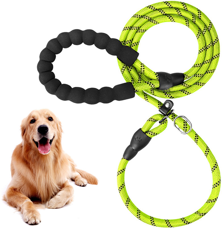 Qpets 1.7m Dog Training Leash,Dog Leash for Large Dogs 170 cm Dog Cord Leash(Green)