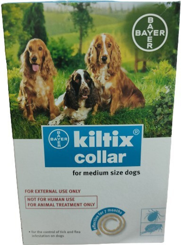 Elanco Kiltix Collar, Anti Tick and Flea Collar for (Small & Medium sized Dogs) Dog Anti-tick Collar(Medium, Purple)