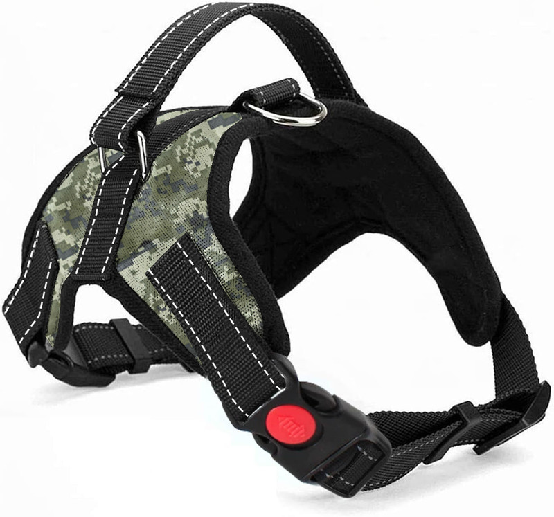 Subaka Dog Buckle Harness(Extra Large, Army 2)