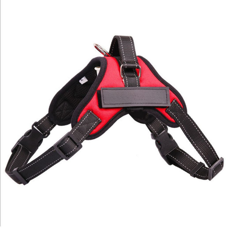 VM Mart Dog Premium K9 Harness Dog & Cat Buckle Harness(Small, Red)