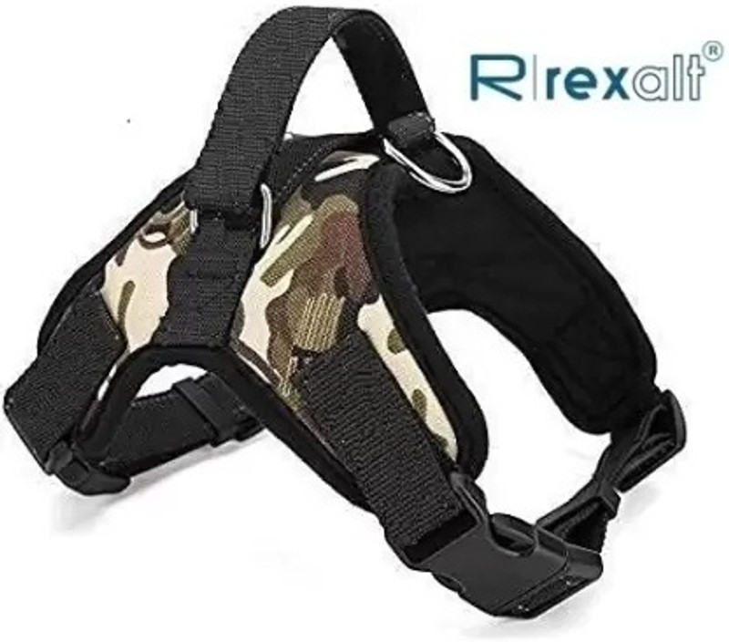 Rexalt Dog Standard Harness(Large, Dog Harness Adjustable Vest Chest Belts (54-70Cm Neck,63-84Cm Girth))
