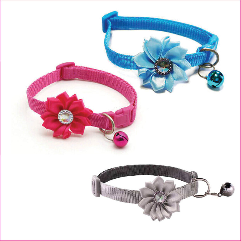 Litvibes Dog & Cat Break Away Collar(Small, Multicolor)
