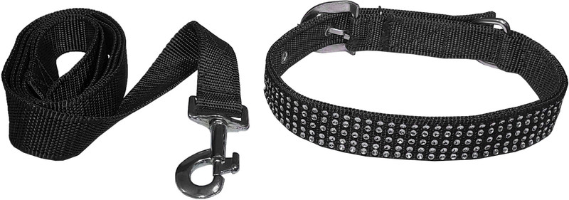 Petshop7 NylonNug CL Dog & Cat Collar & Leash(Extra Large, Nevy Blue)