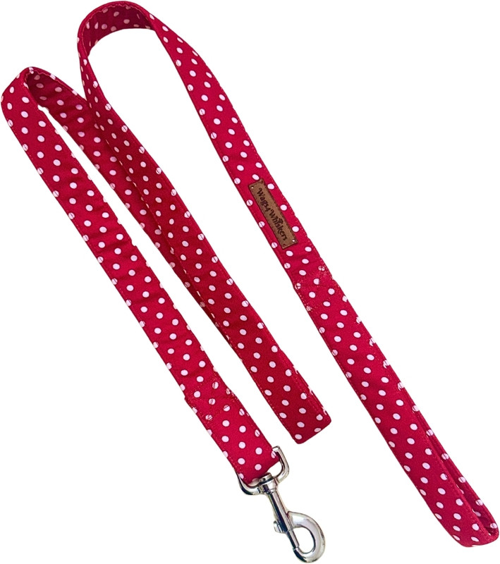 Wags4Whiskers Iconic Retro Leashes Dog & Cat Leash(Large, Red)