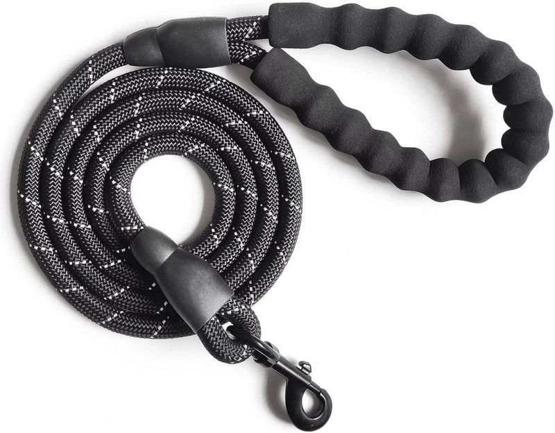 WunderVoX Heavy Duty Rope Leashes for Dogs and Cat and Other pet Dog & Cat Leash(Medium, Black)