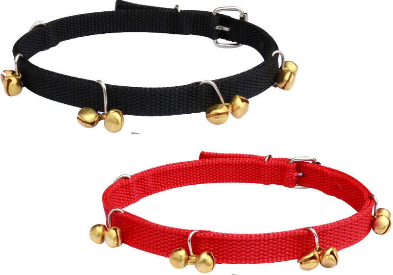 S.Blaze Adjustable Comfortable Pet Collars for Small Dogs Puppies Pets Collars-Pack of 2 Dog Everyday Collar(Small, Multi Color)
