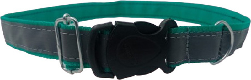 FOREVER 99 Save Our Street Animals For Strays Adjustable, Quick-Dry With Heavy-Duty Buckles Dog & Cat Everyday Collar(Large, Green)
