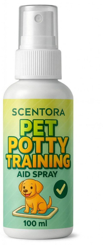 SCENTORA Pet Housebreaking Spray | Indoor & Outdoor Potty Training Deodorizer(100 ml, Pack of 1)