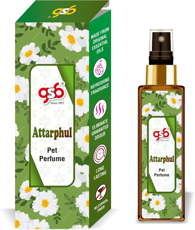GANDHI SUGANDH BHANDAR Lily Pet Perfume | Alcohol Free | Long Lasting | For All Breeds Natural Cologne(200 ml)