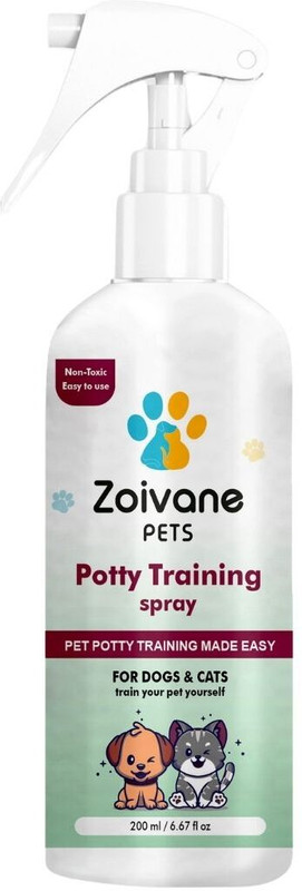 Zoivane Dog Potty Training Spray | Indoor Use | No More Marking | For Cats & Puppies, Natural & Fresh Cologne(200 ml)
