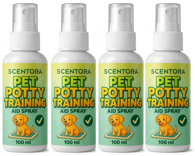 SCENTORA Dog Puppy Training Spray – Easy Toilet Training for Pets Pet Housebreaking Spray | Indoor & Outdoor Potty Training Cologne(400 ml)