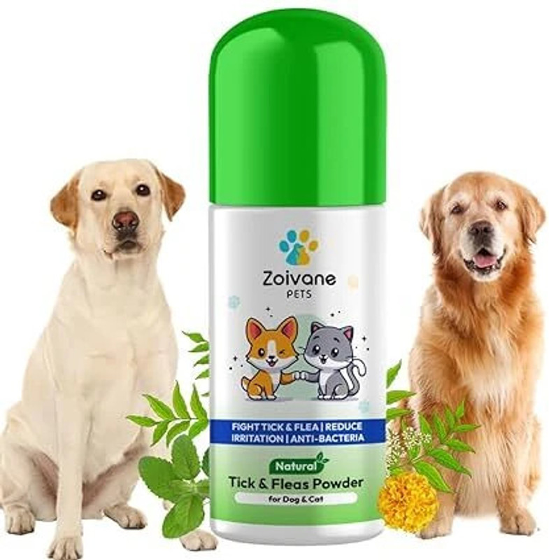 Zoivane Tick and Fleas Powder for cat and Dog - 150 Gms Tick and Fleas Powder for cat and Dog - 150 Gms Cologne(150 ml)