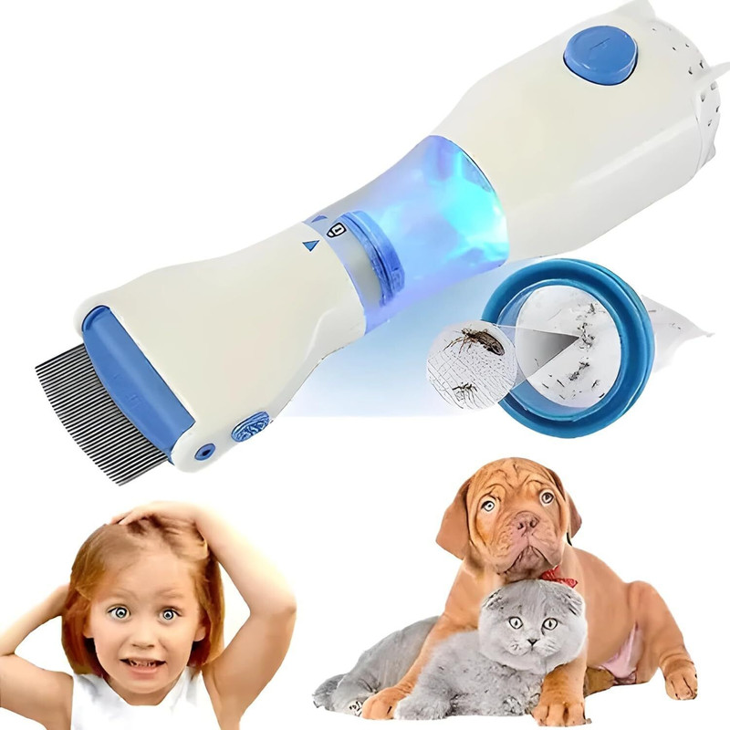 wagmart Electric Pet Lice Removal Comb Vacuum Flea Remover for Dogs Cats Tool Electronic Comb for  Dog & Cat