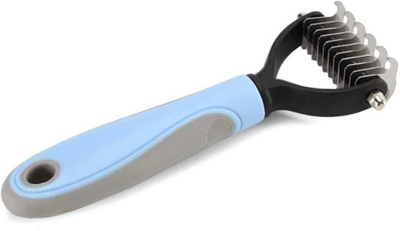 PetJoy Double Sided Pet Grooming Brush Shedding Hair Removal Comb(Small,Color May Vary) Rakes for  Dog, Cat, Rabbit