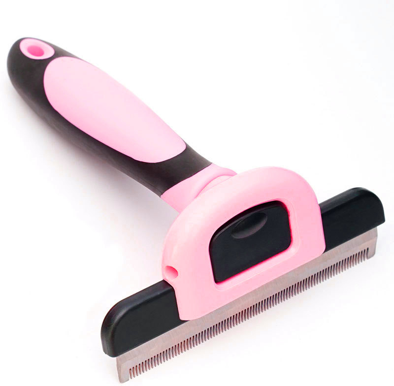 AlexVyan Deshedding Brush Upgraded 6mm Blade - Dog Brush for Short Medium Long Hair Shedding Blade for  Cat, Dog, Rabbit