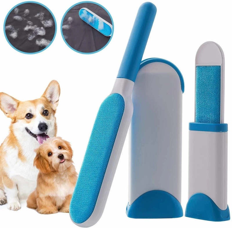 Kedy Hair, Dust, Lint Remover Double Sided, Reusable Brush with Self-Cleaning Base for Clothing and Furniture, Couch, Carpet Lint Roller Basic Comb for Dog, Cat, Horse