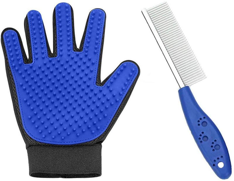 S.Blaze Single Side Steel Comb Grooming Kit for Long and Short Hair Basic Comb for  Dog & Cat