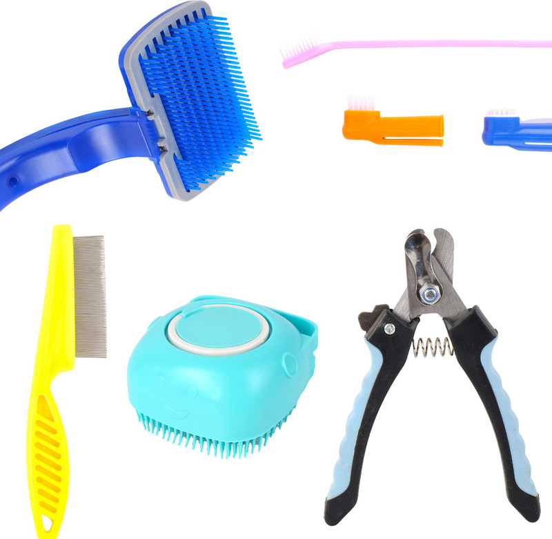 Regiis All in One Dog Care Grooming Kit for Bathing Nails and Teeth Grinder Nail Clipper(For Dog)
