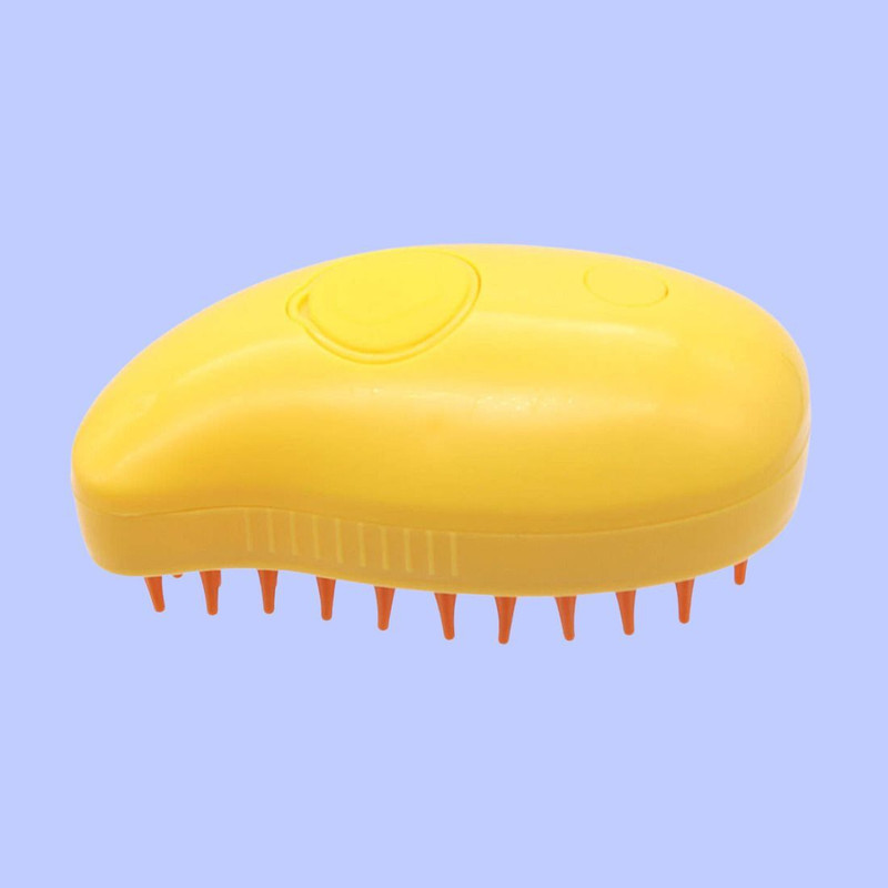 Petsoft Mango Pet Grooming Brush – Effective for Fur Detangling and Grooming Electronic Comb for  Dog & Cat