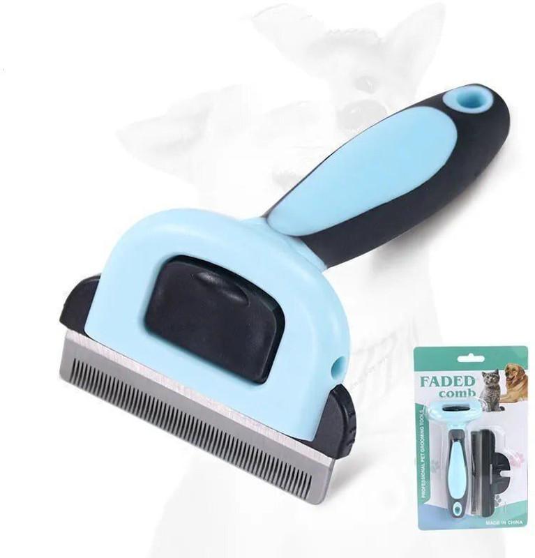 wagmart Pet Grooming Brush for Dogs & Cats | Deshedding Fur Remover Comb Tool Shedding Blade for  Dog & Cat