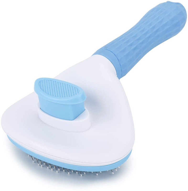 KASHTHBHANJAN Self Cleaning Slicker Brush Pet Grooming Shedding Brush for Dogs and Cats Basic Comb for  Cat, Dog