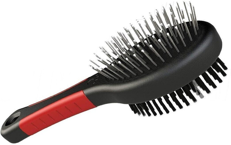 Petfun Durable Plastic Handle Pin Brush with Steel Pins (Small) Wire-pin Brushes for Dog & Cat