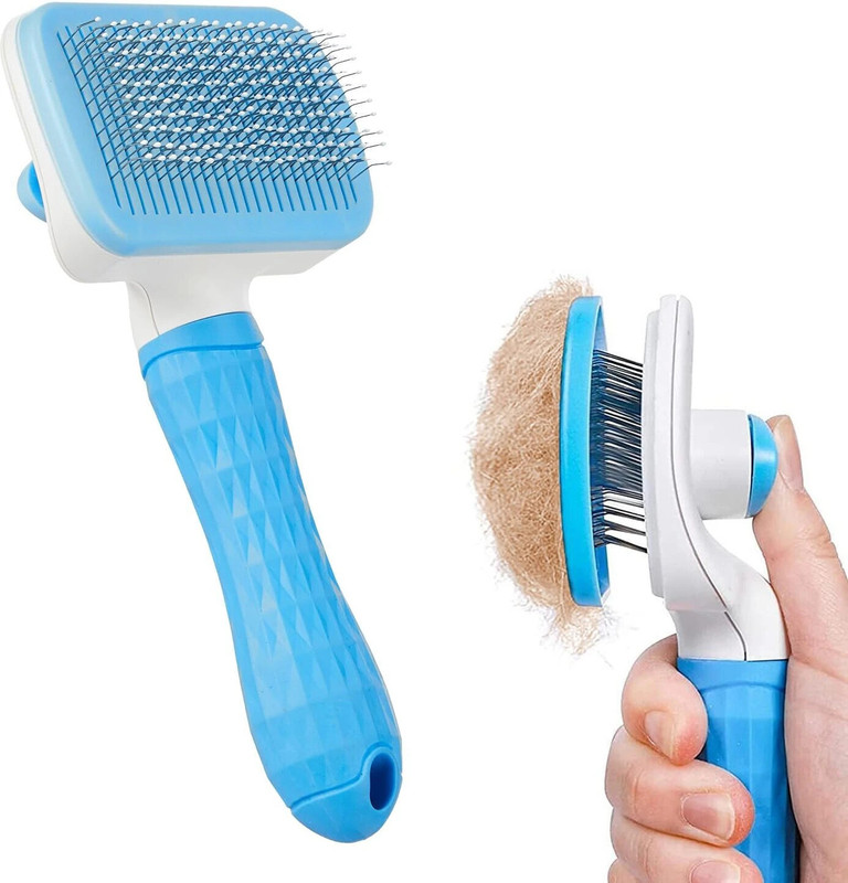 decorvaiz Pet Slicker Brush Comb Hair Remover Grooming Tool Accessories Slicker Brushes for  Dog & Cat