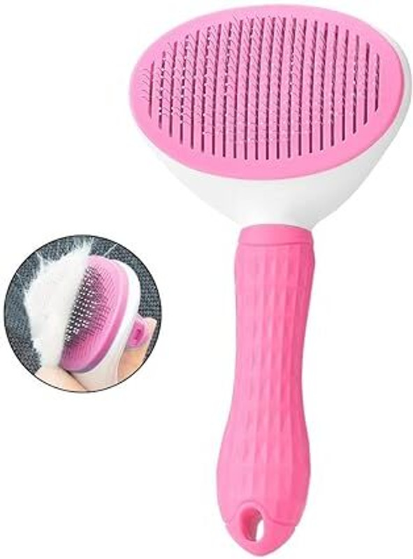 Dog Boss Cleaning Dog & Cat Grooming Brush - Shedding,Detangling Hair Removal Comb Tool Plain/ Bristle Brushes for  Dog, Dog, Rabbit, Monkey