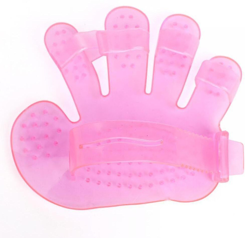Retail basket Pet Wash Brush Glove Comb Bath Soft Tool Dogs Cats Cleaning Supplies Basic Comb for Cat, Dog, Horse, Donkey