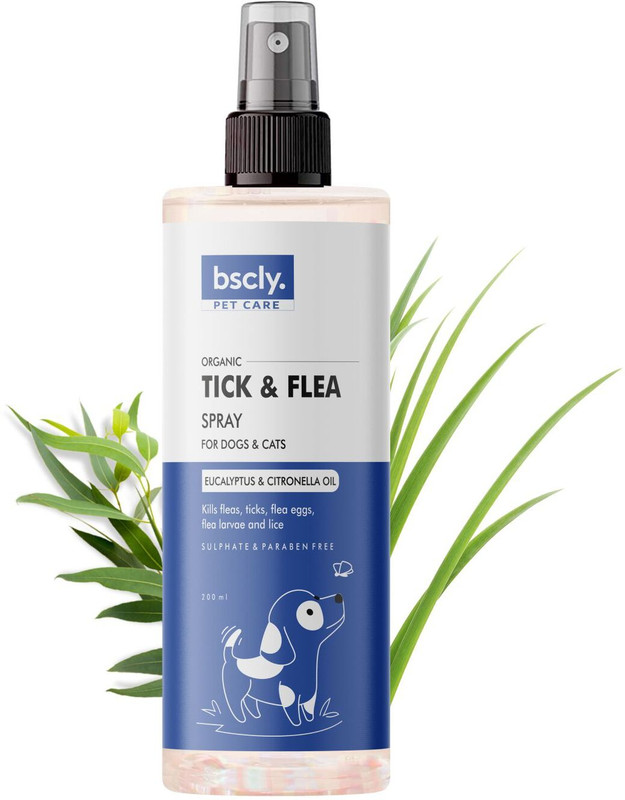 bscly Tick and Flea Spray for All Dog Breeds Pet Conditioner(200 ml)