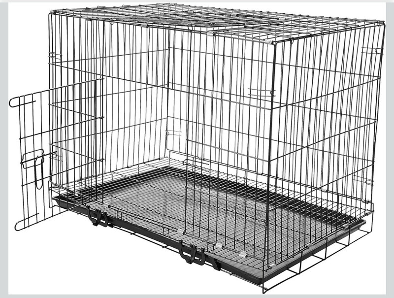 Rvpaws Dog Cage 18 Inch Blue Hard Crate Pet Crate