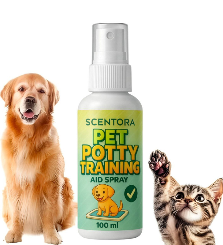 SCENTORA Puppy Training Spray | Helps Teach Puppies Where to Pee Pet Housebreaking Spray | Indoor & Outdoor Potty Training Cologne(100 ml)