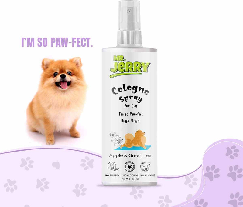 MR. JERRY Apple & Green Tea Cologne Spray Deodorizer(60 ml, Pack of 1)