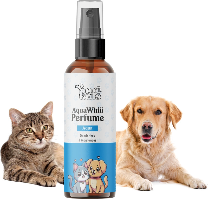 Pure Tails AquaWhiff, Perfume Spray for Dogs & Cats Deodorizer(100 ml, Pack of 1)