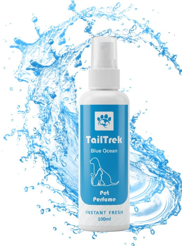 TailTrek Rose Pet Perfume Spray For All Pets - Controls Odor, Daily Use Pack of 2 Deodorizer(100 ml, Pack of 2)