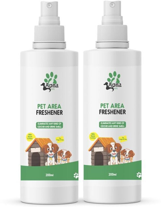 Apnapets pet area Freshener Spray For Pet Safe Deodorizer Deodorizer(400 ml, Pack of 1)