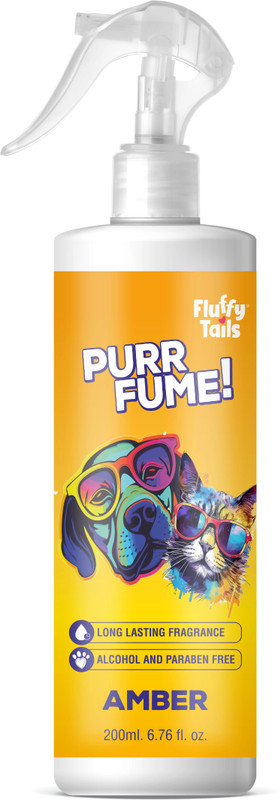Origo Fluffy Tails Purrfume Amber Fragrance Long Lasting Deodorizer(200 ml, Pack of 1)